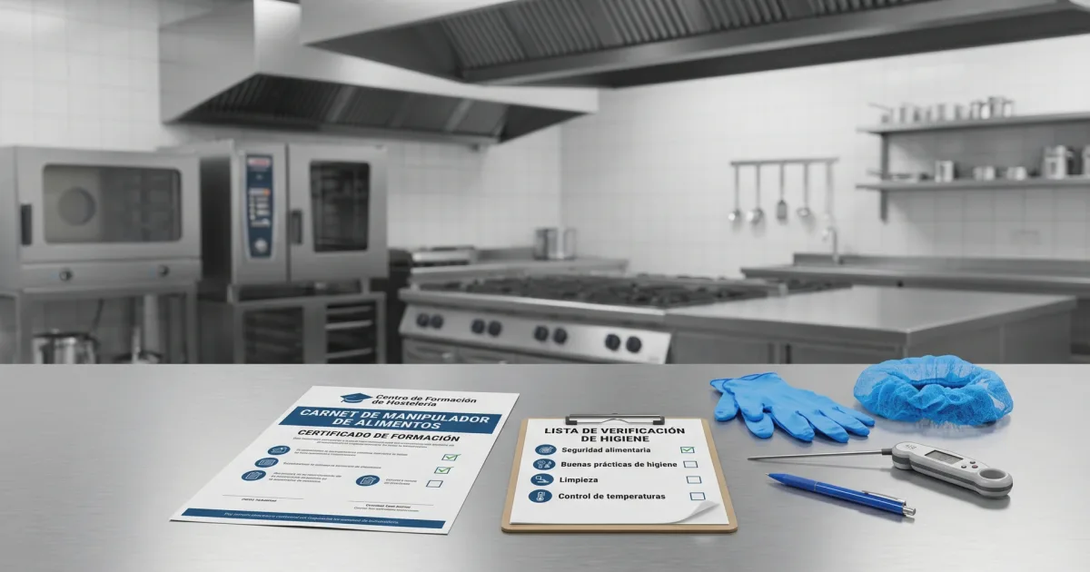 Carnet de manipulador de alimentos: cómo obtenerlo en 2026