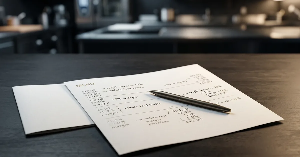 Ingeniería de menú: carta rentable