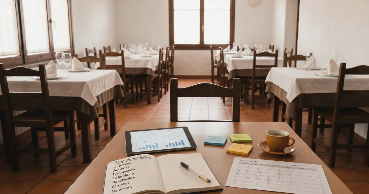 Plan de marketing para un restaurante: plantilla paso a paso