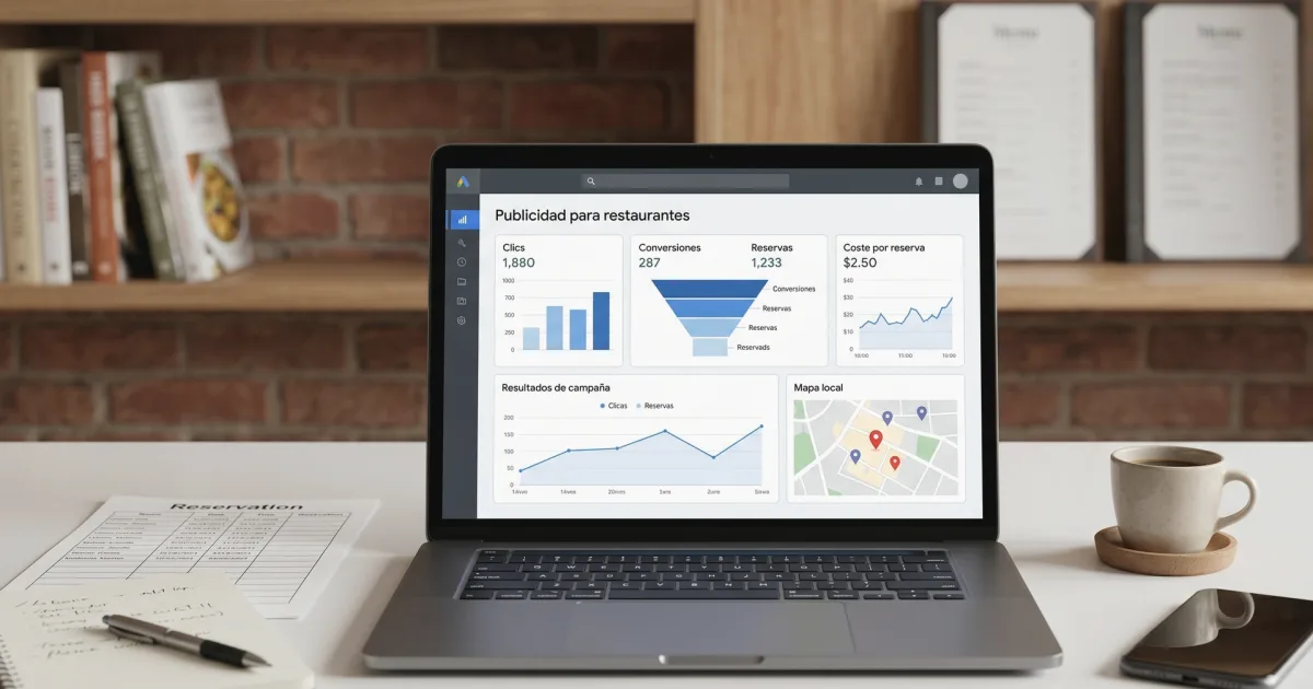 Publicidad para restaurantes: Google Ads y redes que rentan